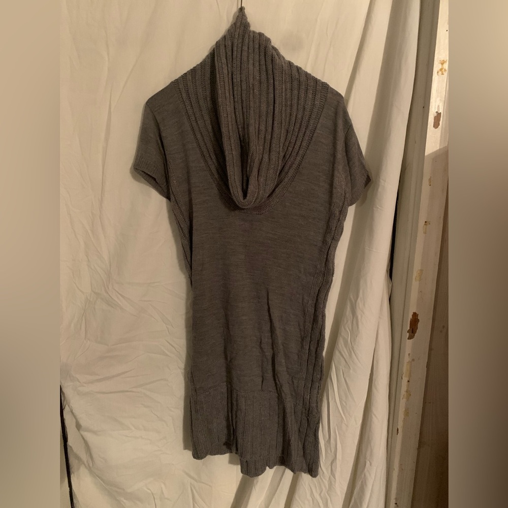 Youth sweater dress xl gray